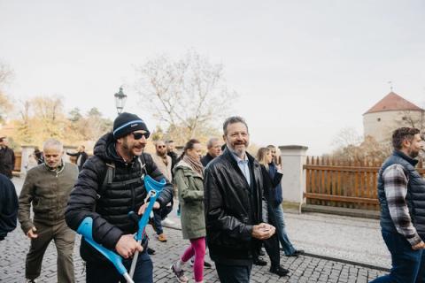Prague Walk, Sunday, November 3. Liberty in Our Lifetime 2024, Prague.
