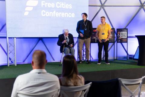 Free Cities Award Ceremony, Friday, September 4. Free Cities Conference 2026, Próspera.