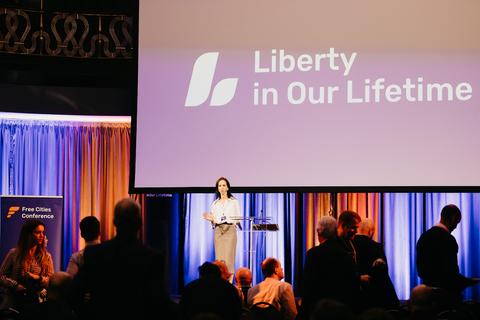 Free Cities Award Ceremony, Friday, November 1. Liberty in Our Lifetime 2024, Prague.