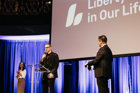 Free Cities Award Ceremony, Friday, November 1. Liberty in Our Lifetime 2024, Prague.