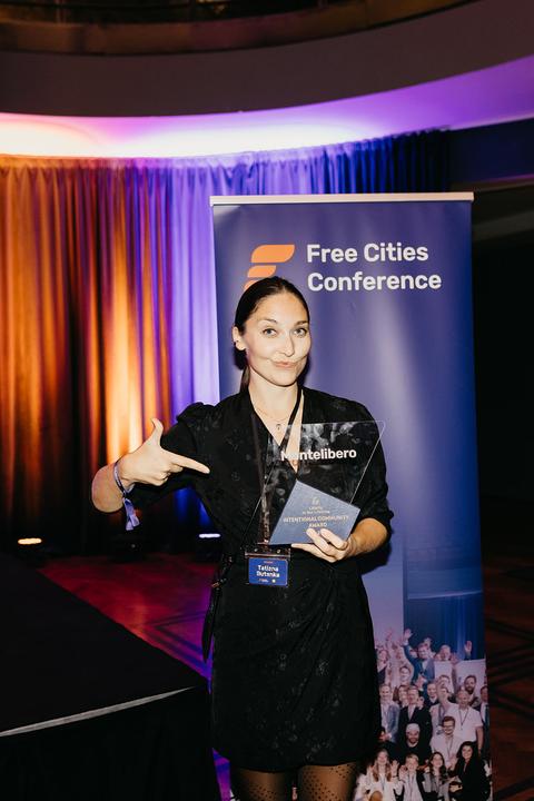 Free Cities Award Ceremony, Friday, November 1. Liberty in Our Lifetime 2024, Prague.