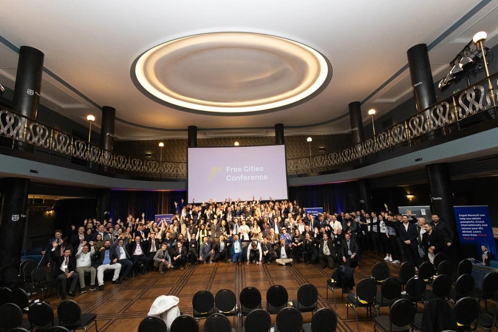Group Photo, Friday, October 31. Free Cities Conference 2025, Prague.