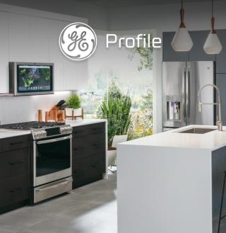 Lifestyle image featuring GE Profile products