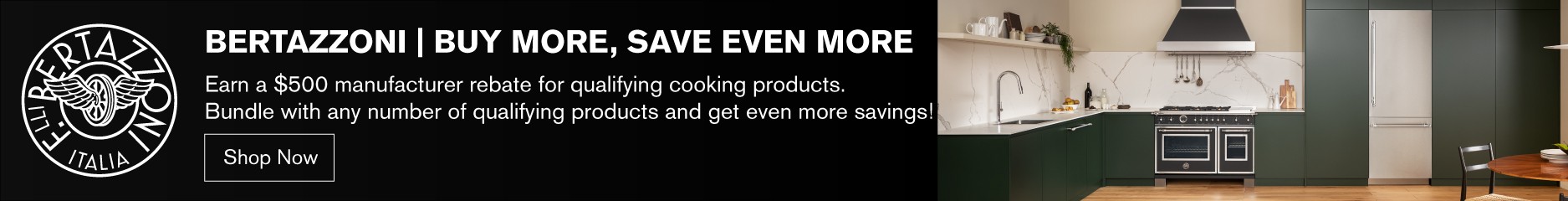 Bertazzoni Buy More, Save More Rebate