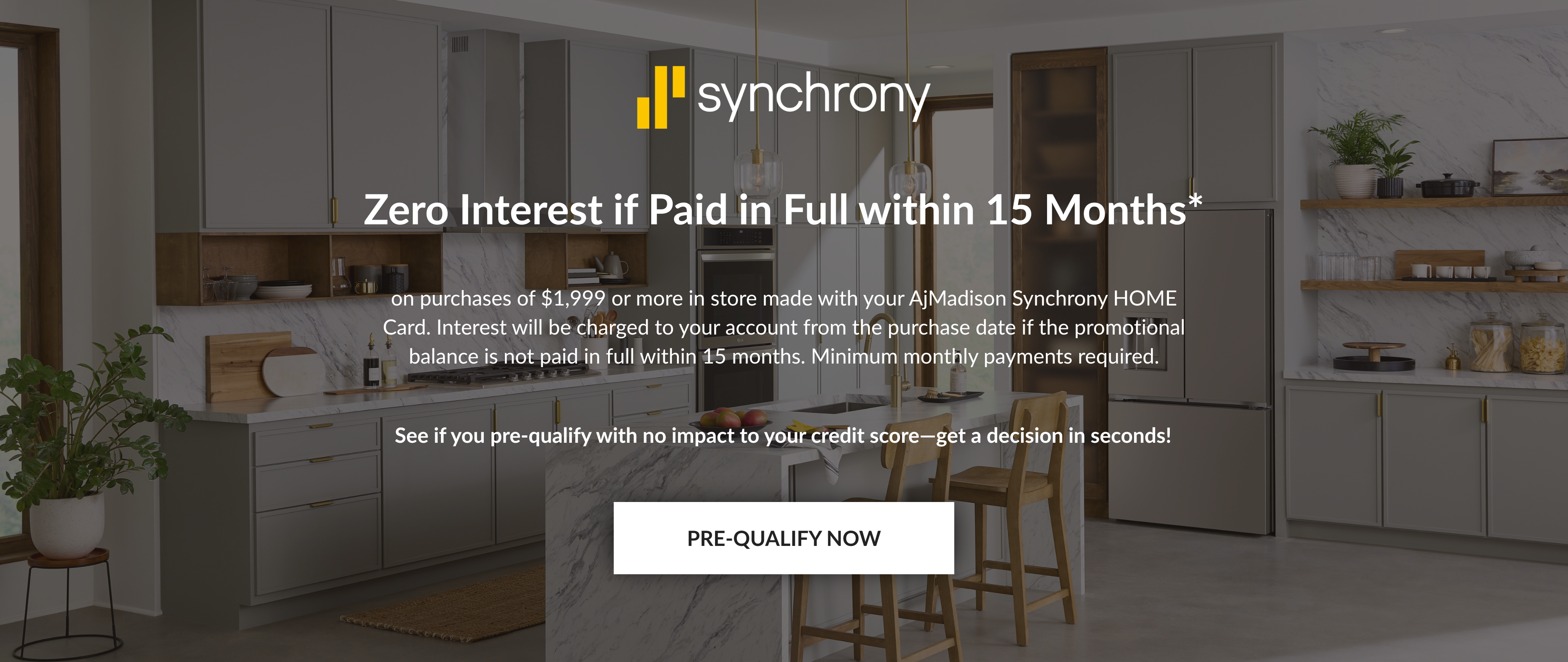 See if you prequalify today for the Synchrony home credit card 