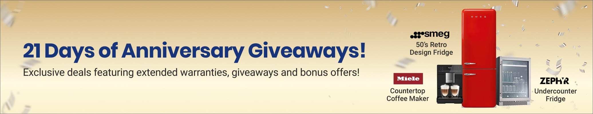 21 days of Giveaways