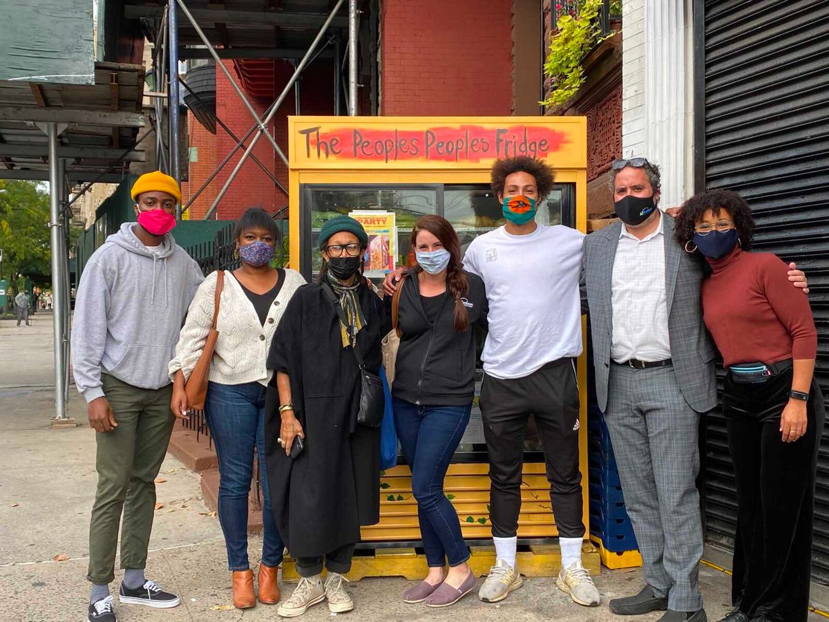 AJ Madison Donates NYC’s 55th Free Food Fridge in Harlem