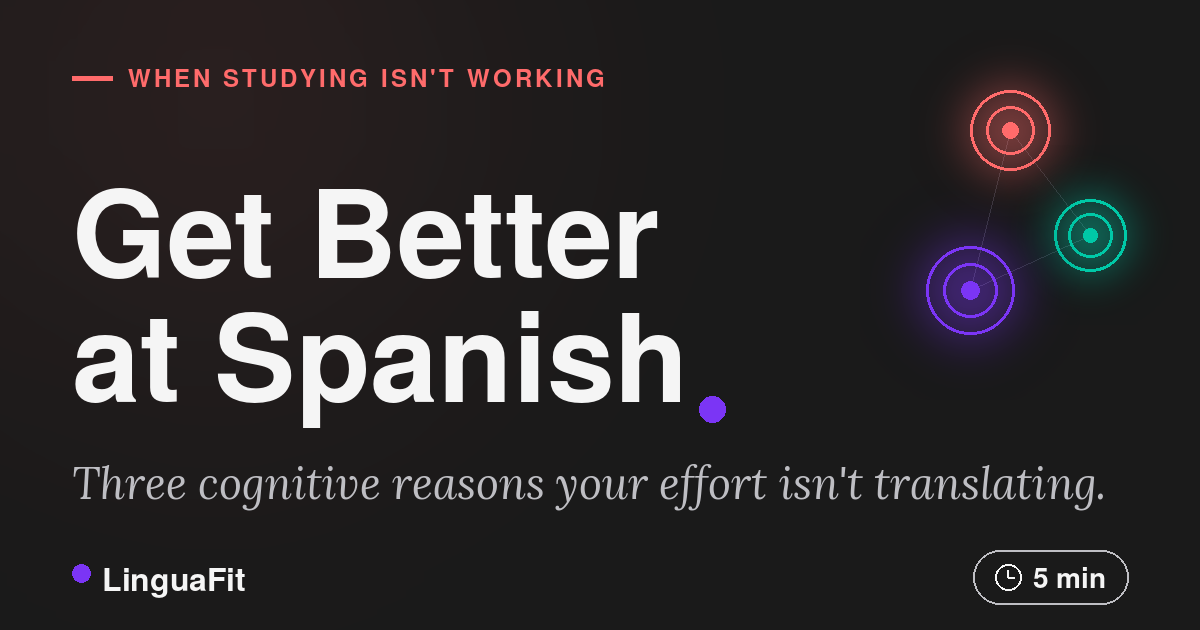How to Get Better at Spanish