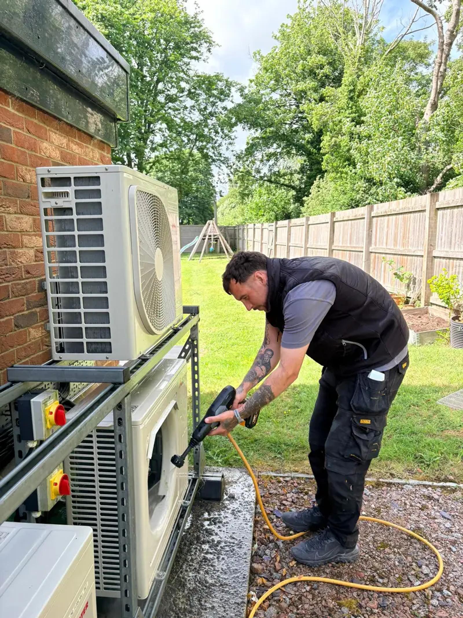 Wall mounted air conditioning unit installed in a Kent home