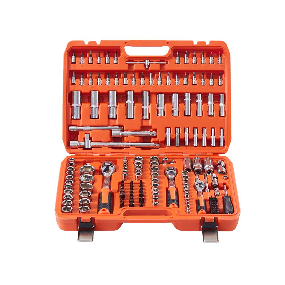 172-Piece Socket Set (1/4"+3/8"+1/2" Dr.)