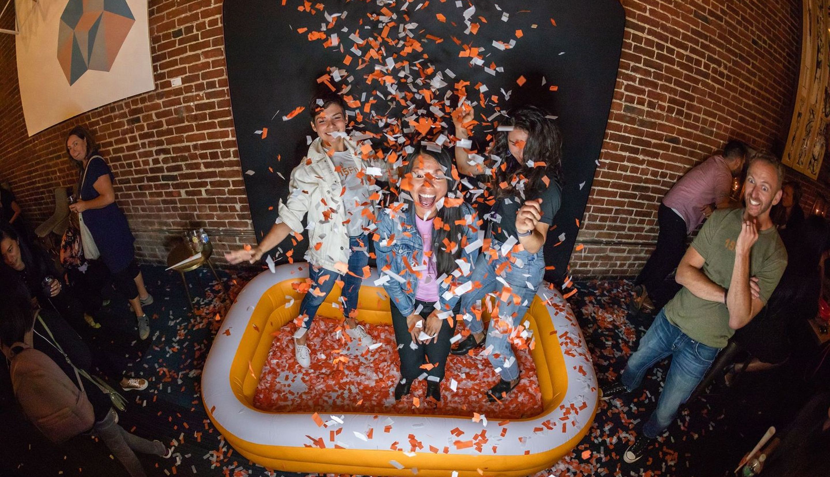 Throwing a party in the pool