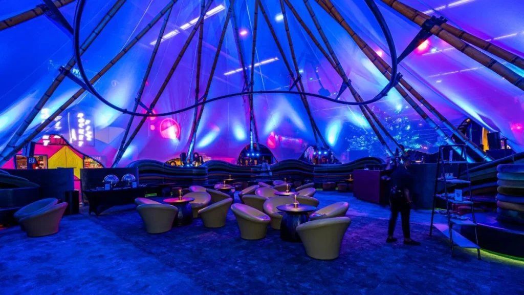 Venue with pleasant lightings