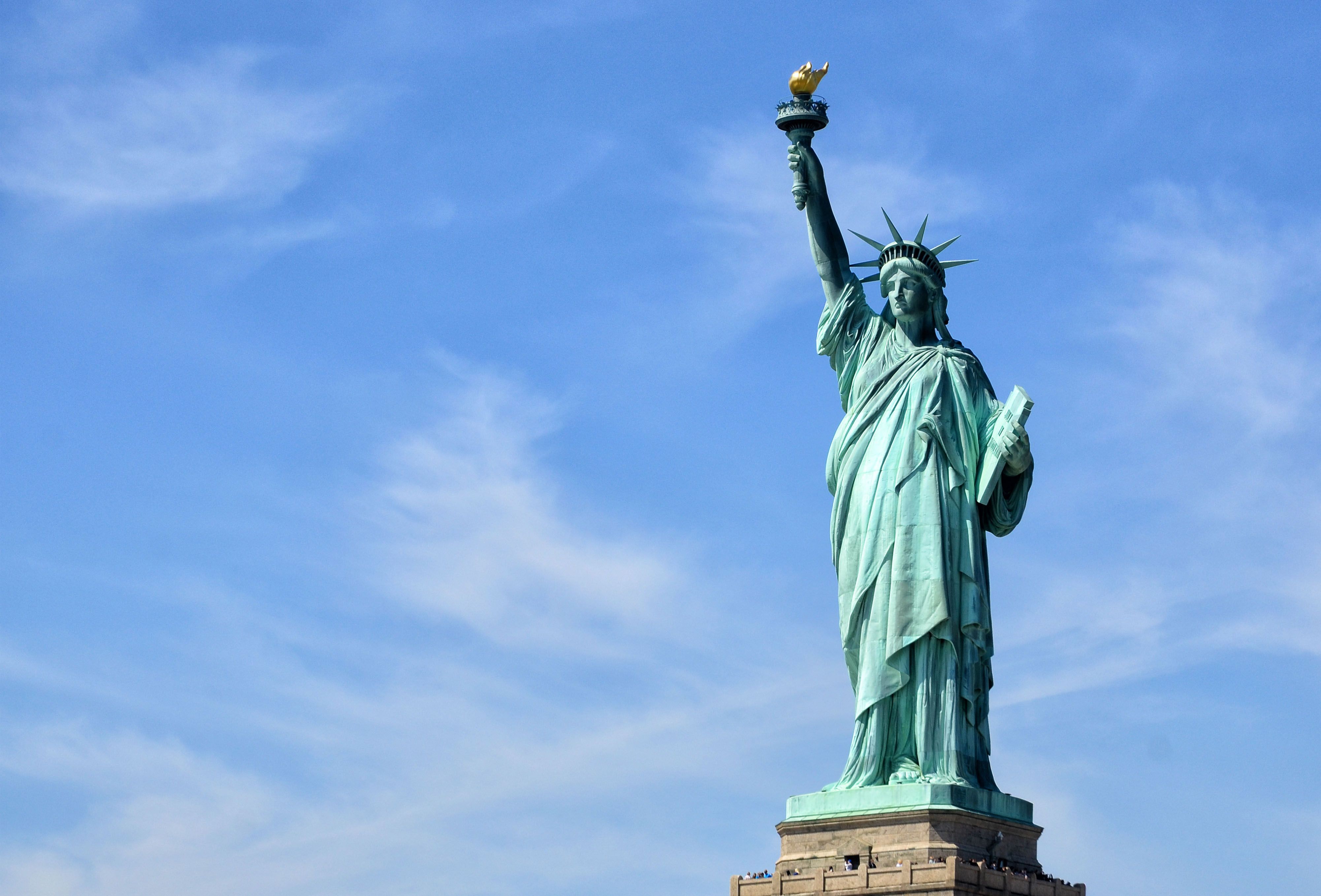 Iconic Statue of Liberty in New York 