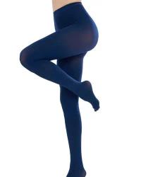 Grilon - 100 Den - Crna, Bela, Bež, Bordo, Braon, Crvena, Ljubičasta, Narandžasta, Plava, Roze, Siva, Teget, Zelena, Žuta - Ženske čarape - Thumbnail 9