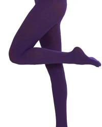 Grilon - 100 Den - Crna, Bela, Bež, Bordo, Braon, Crvena, Ljubičasta, Narandžasta, Plava, Roze, Siva, Teget, Zelena, Žuta - Ženske čarape - Thumbnail 8