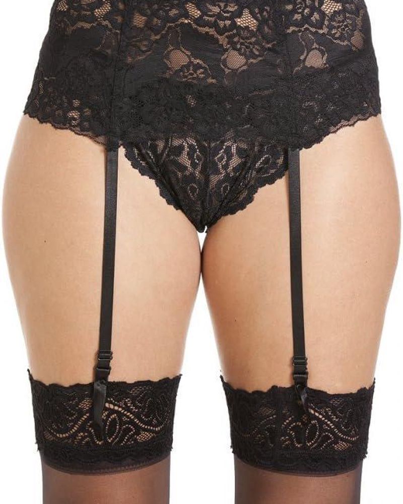 Halteri 1 - 40 - Crna, Bela, Bež - Ženske čarape - Slika 1