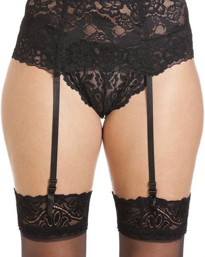 Halteri 1 - Crna, Bela, Bež - Ženske čarape