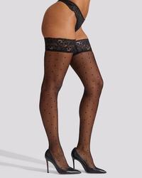 Samodržeće sitna tufna - 20 - Crna - Ženske čarape - Thumbnail 2