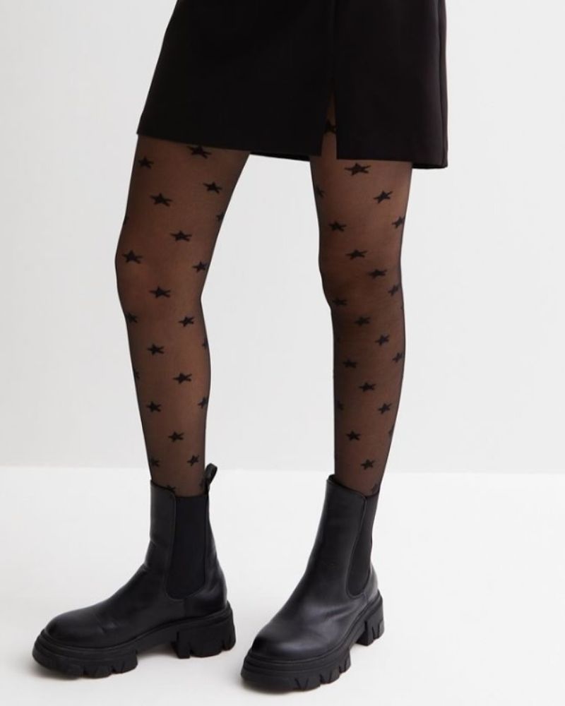 Zvezda - 20 Den - Crna - Ženske čarape - Slika 1