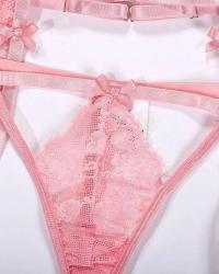 Zavodljivi veš 1 - 40 - Crna, Crvena, Bela - Ženske čarape - Thumbnail 4