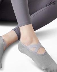 Čarape za pilates - 40 - Crna, Bež, Roze, Zelena, Bela, Siva, Braon, Teget, Ljubičasta, Bordo - Ženske čarape - Thumbnail 6