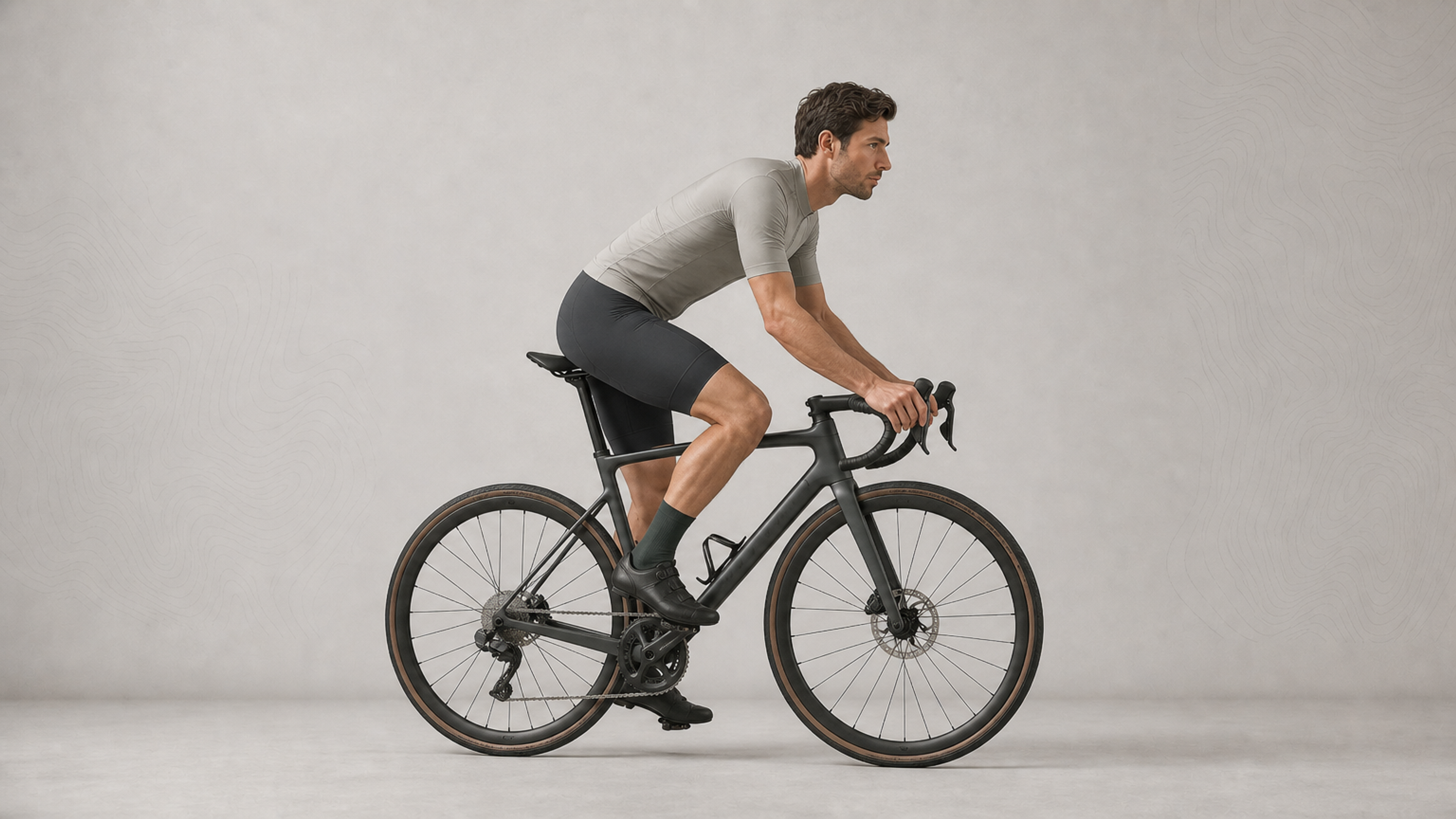 Fahrer sitz zu kompakt auf dem Rad