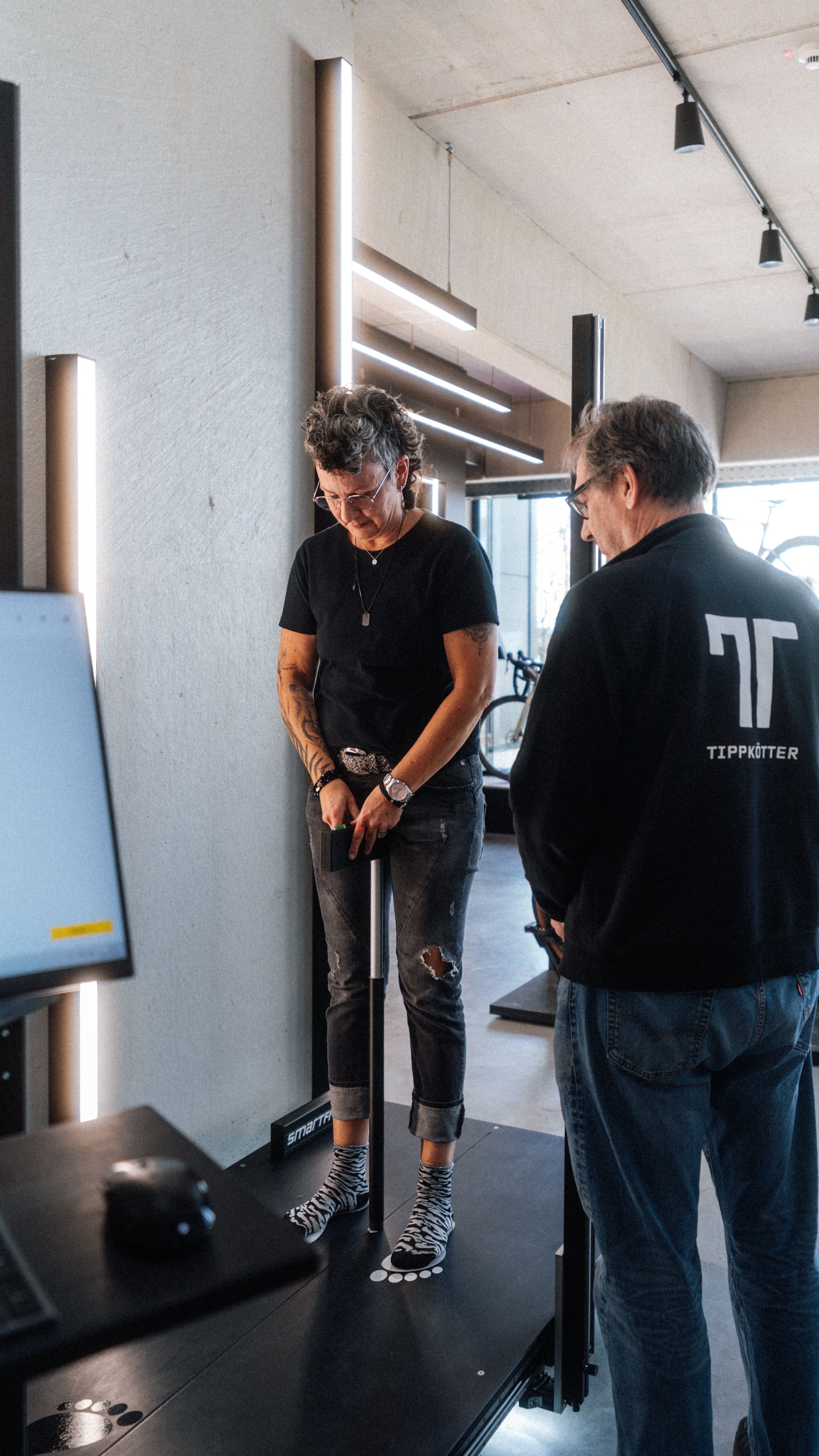 Smartfit helps the workers at Tippkötter Bikes to bulid a relationship with the customers during the sales process.