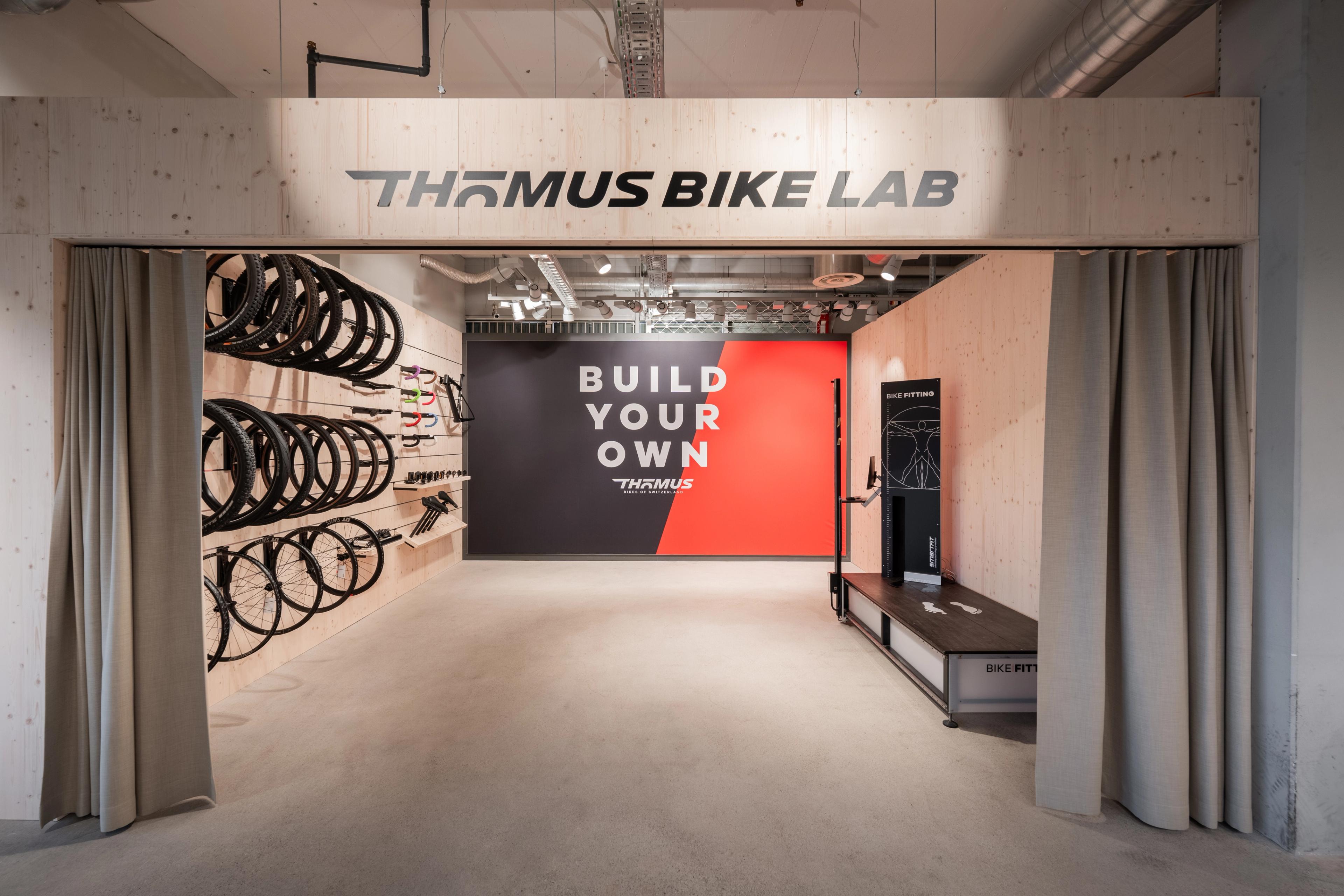 Einblick in das Thömus Bike Lab in einer der 13 Filialen
