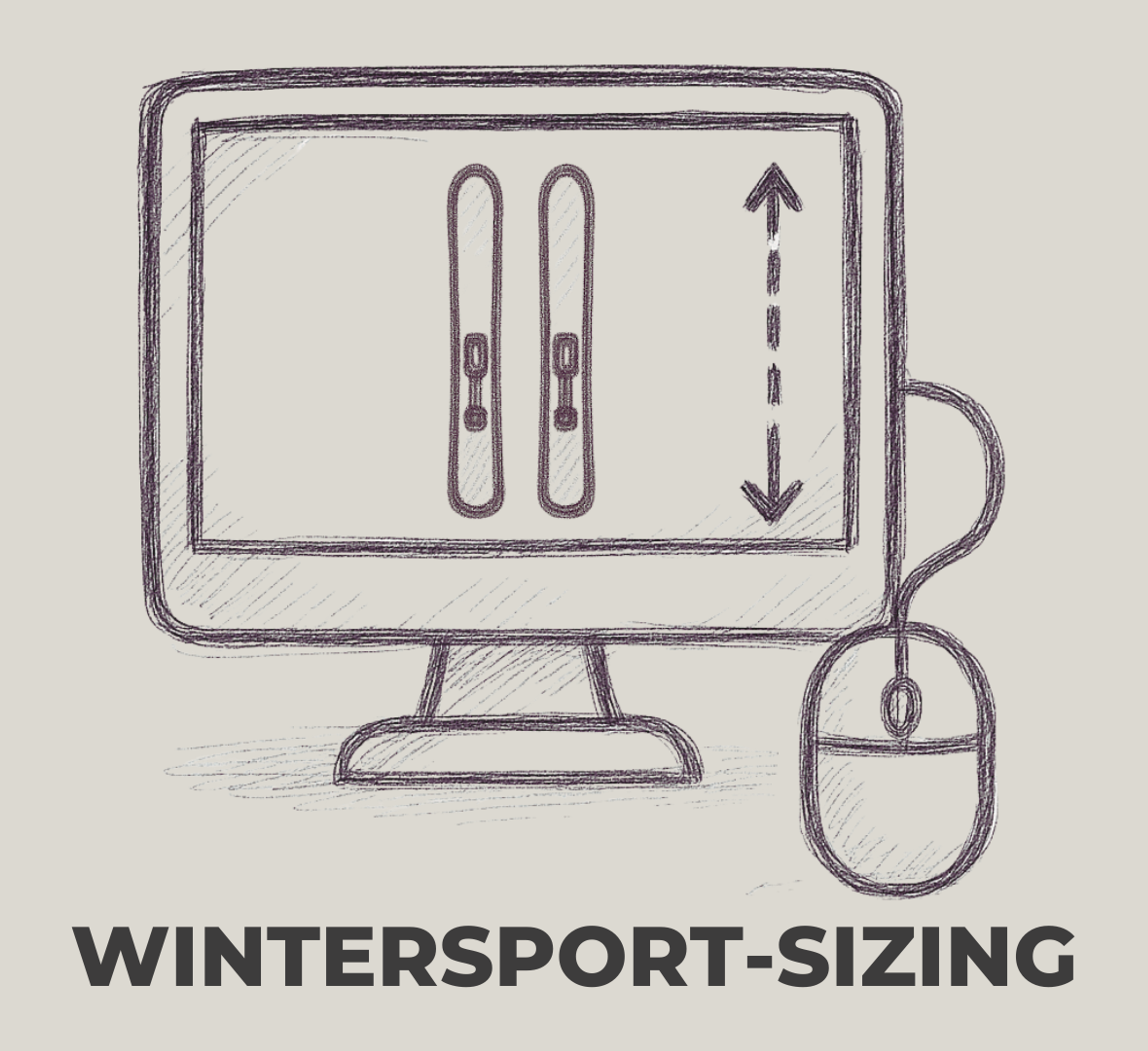 Wintersport-Sizing Icon