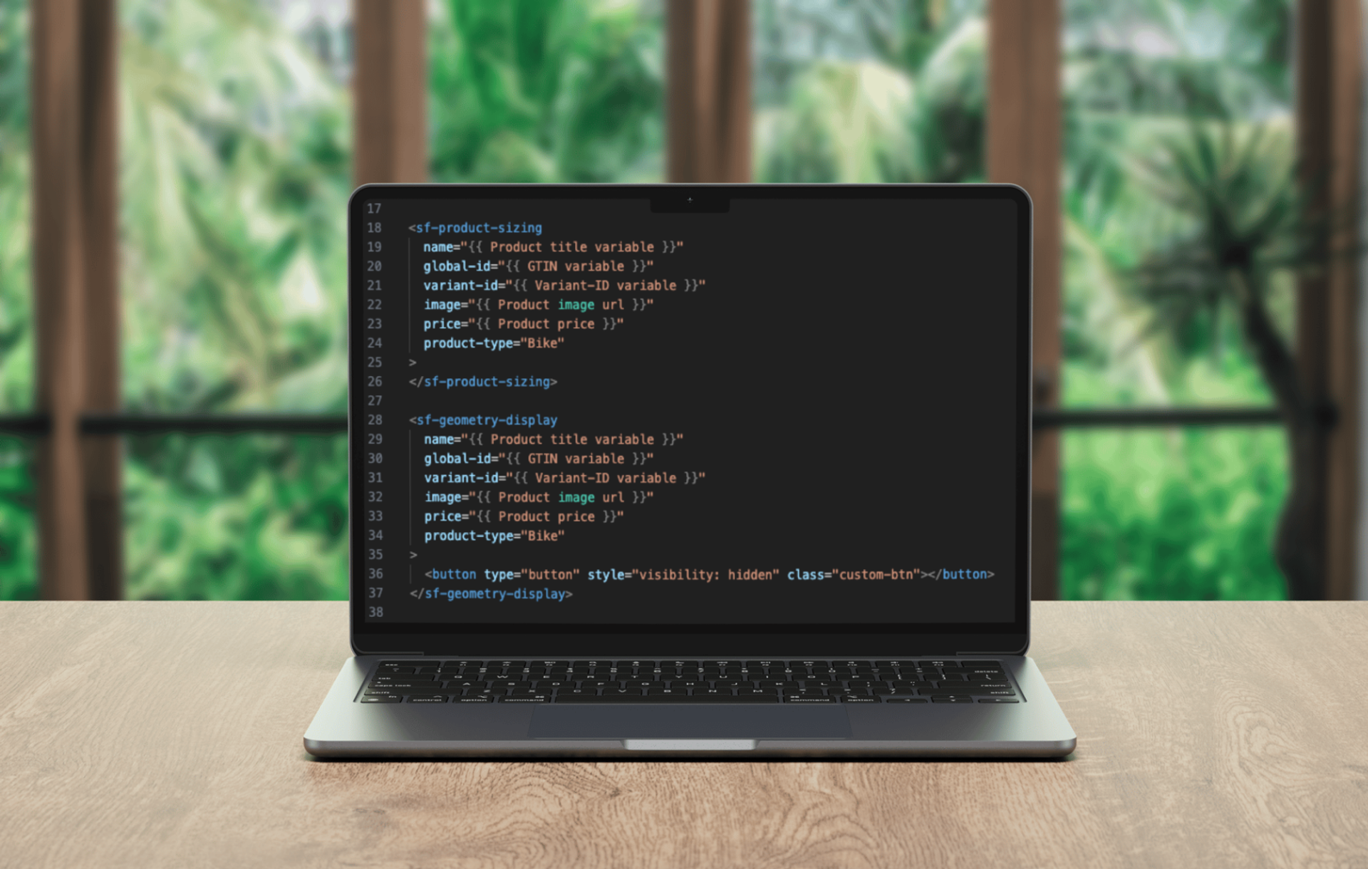 Beispiel Code um OZ einzubinden