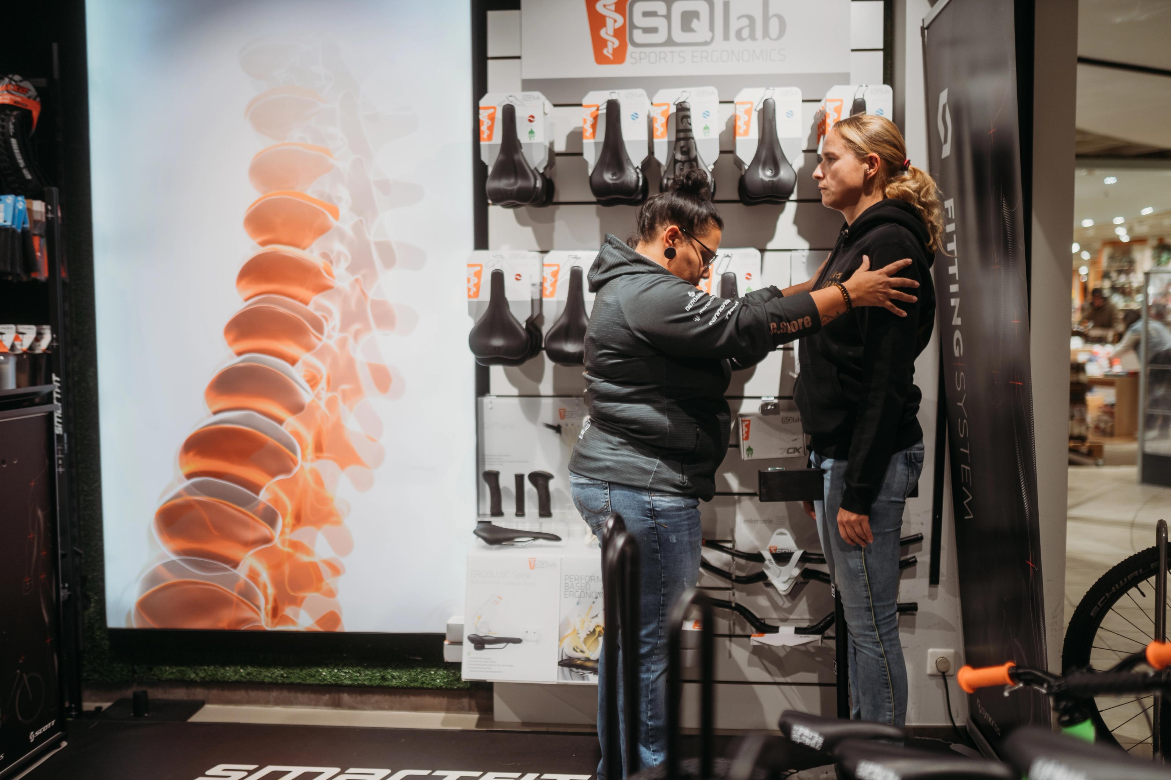 Customers come to the Ö-Bike Store especially for the extensive measurement