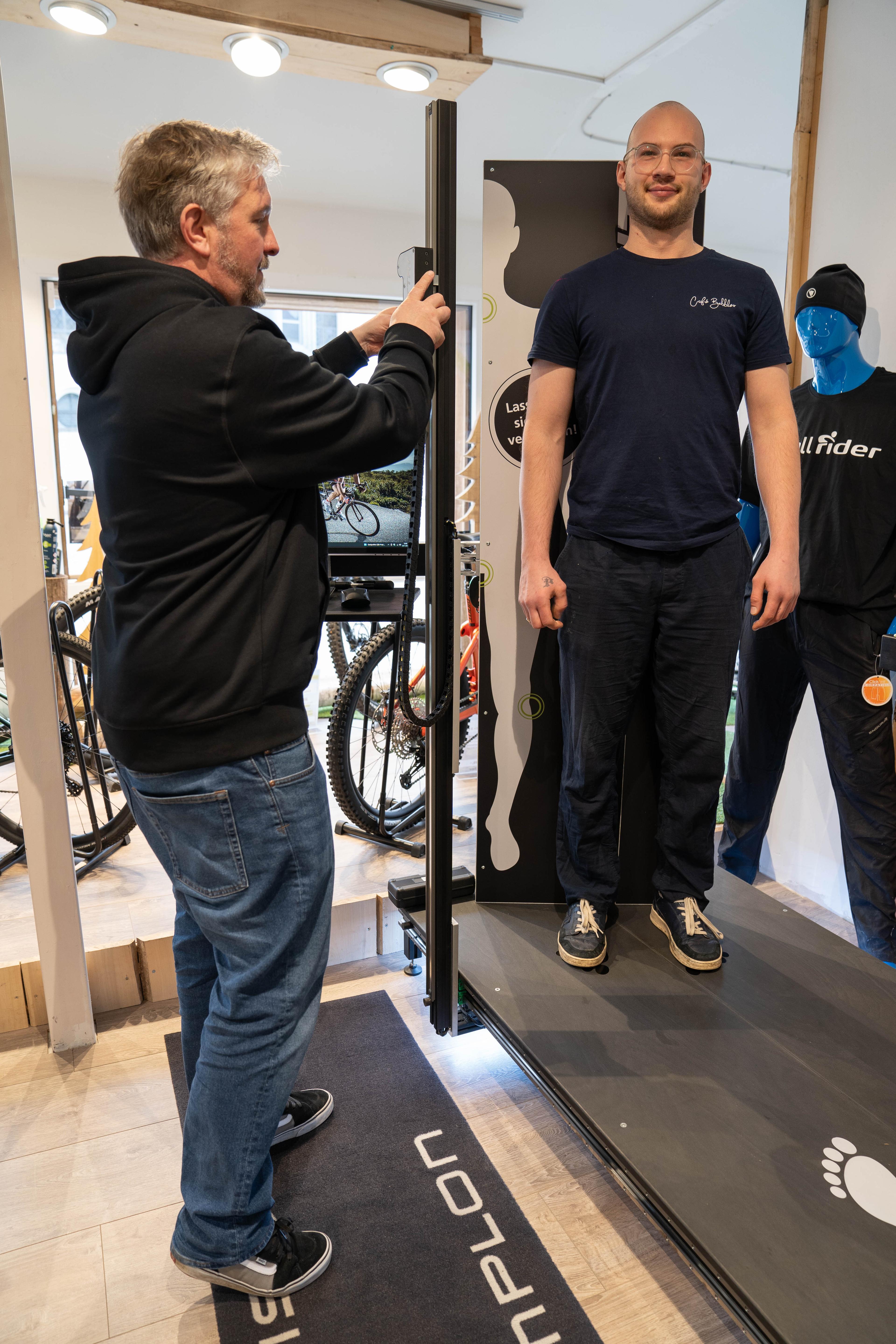 Ergonomische Beratung steht bei den Wallridern im Vordergrund
