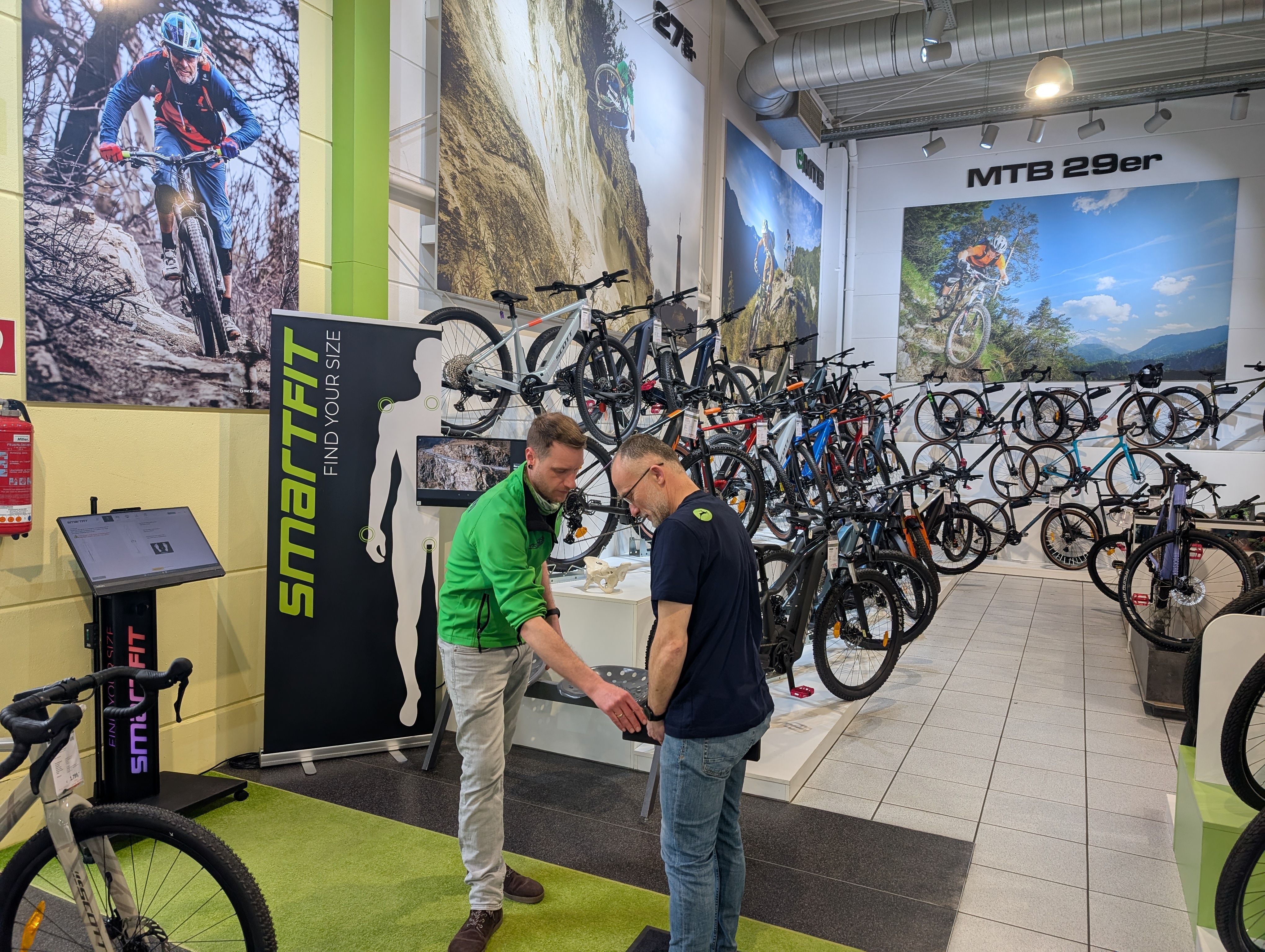 Die Vermessung als fester Bestandteil im Beratungsgespräch