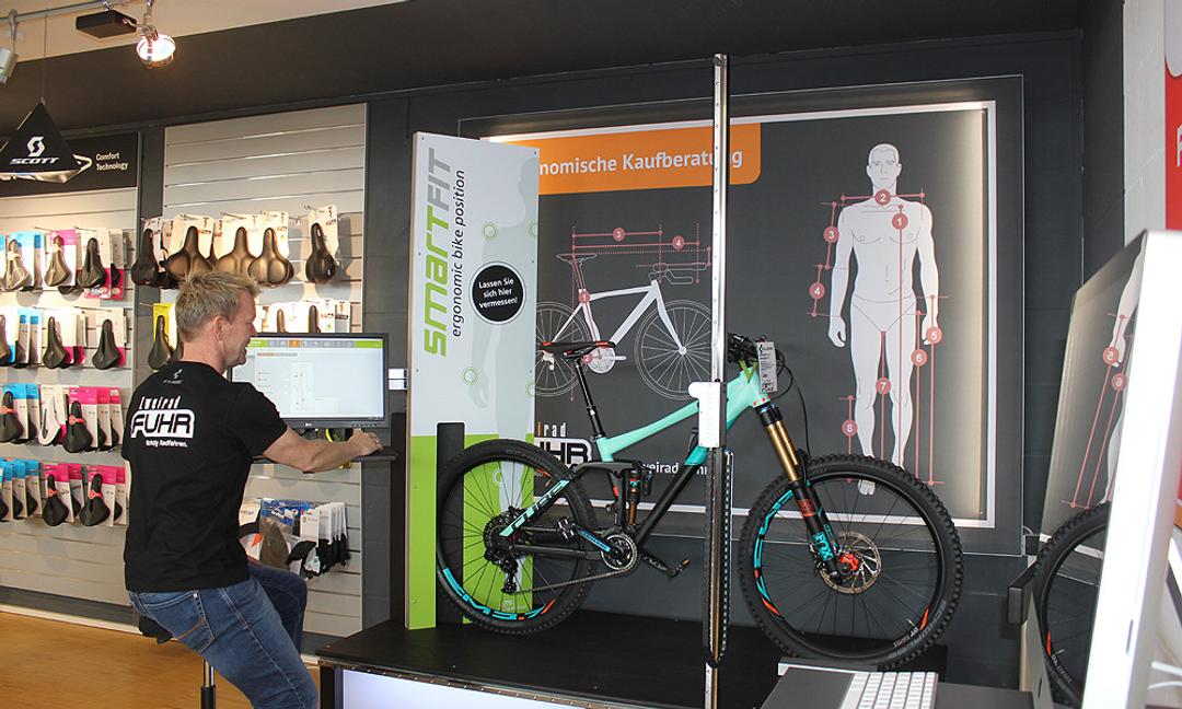 Ergonomics play a vital role at Zweirad Fuhr