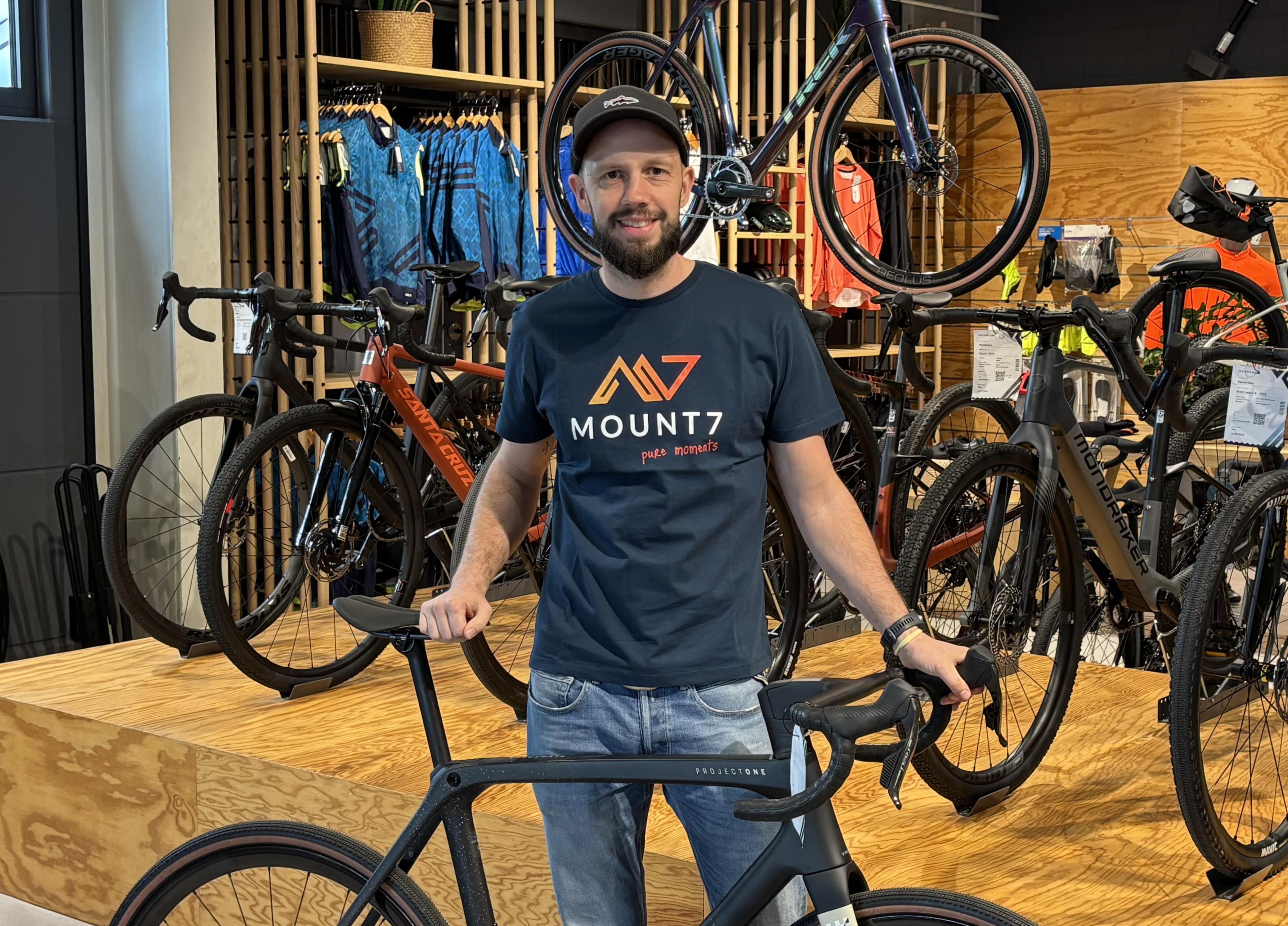 Thorin Kuhn, Verkaufsleiter bei Mount 7 in Freiburg