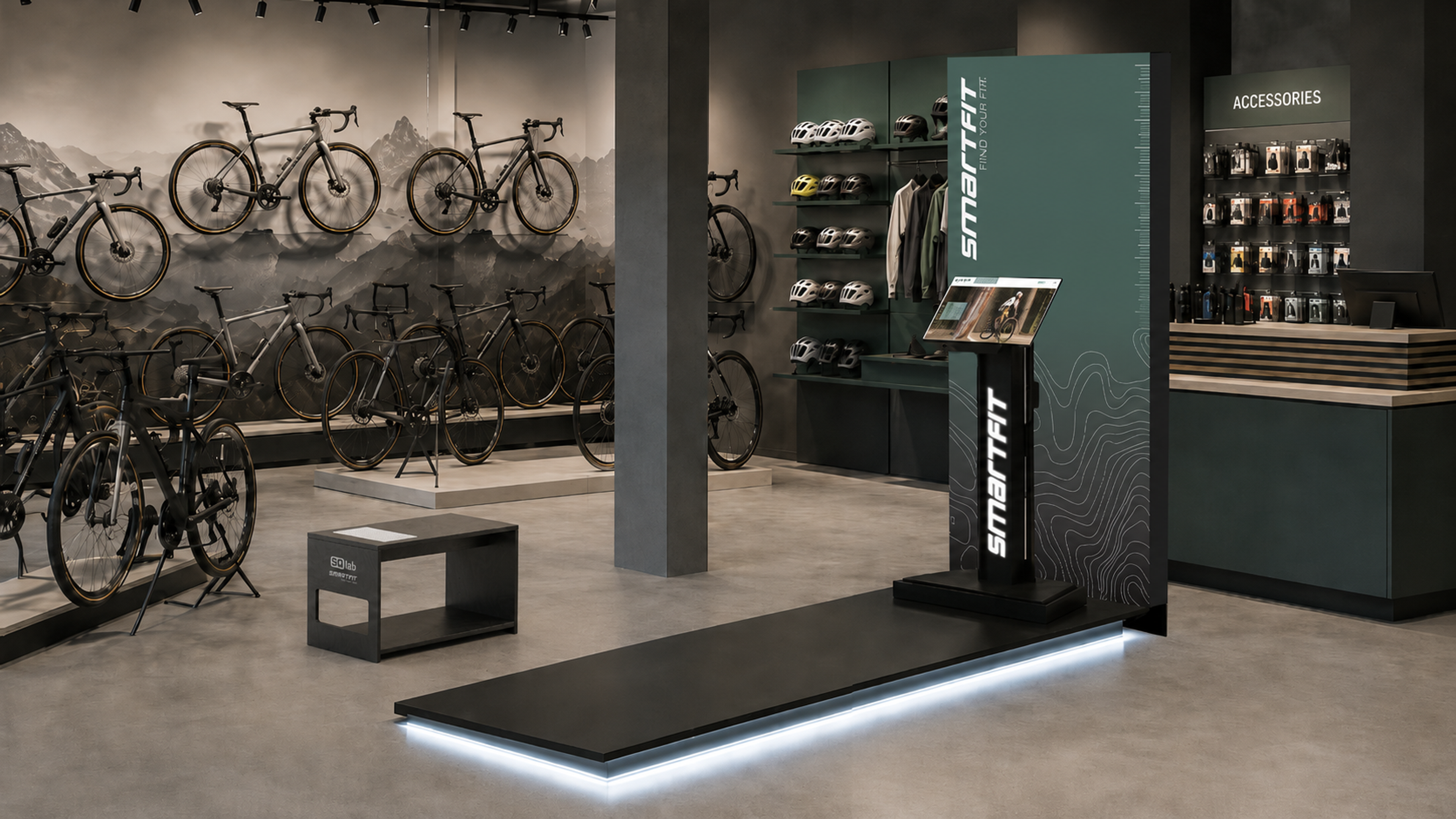 Der SQlab x Smartfit Hocker zur Sitzknochenvermessung