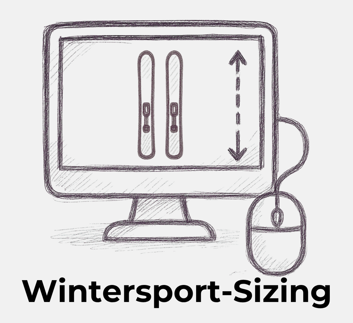 Wintersport-Sizing Icon