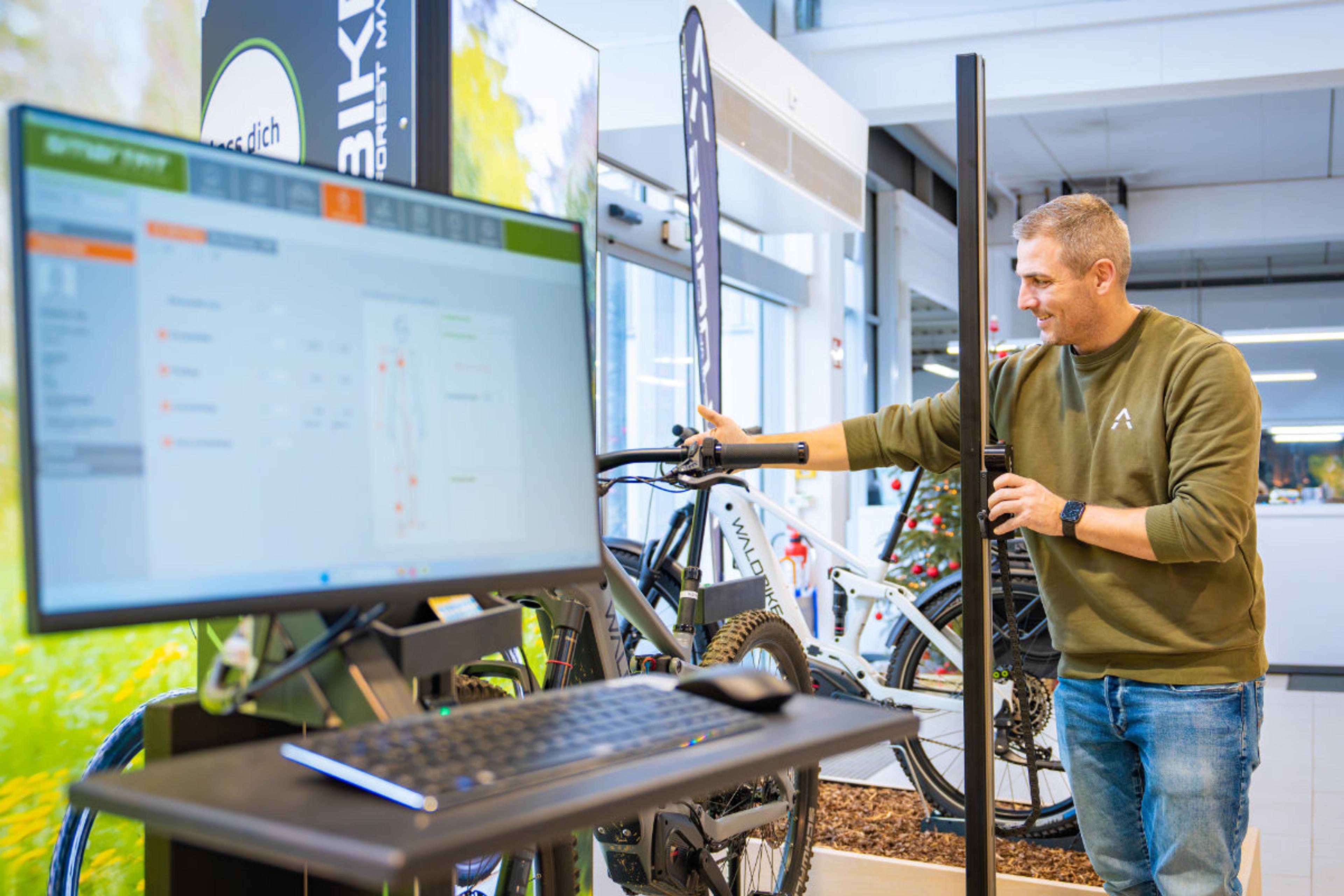 Der Smartfit Q4 kommt bei jeder Beratung zum Einsatz