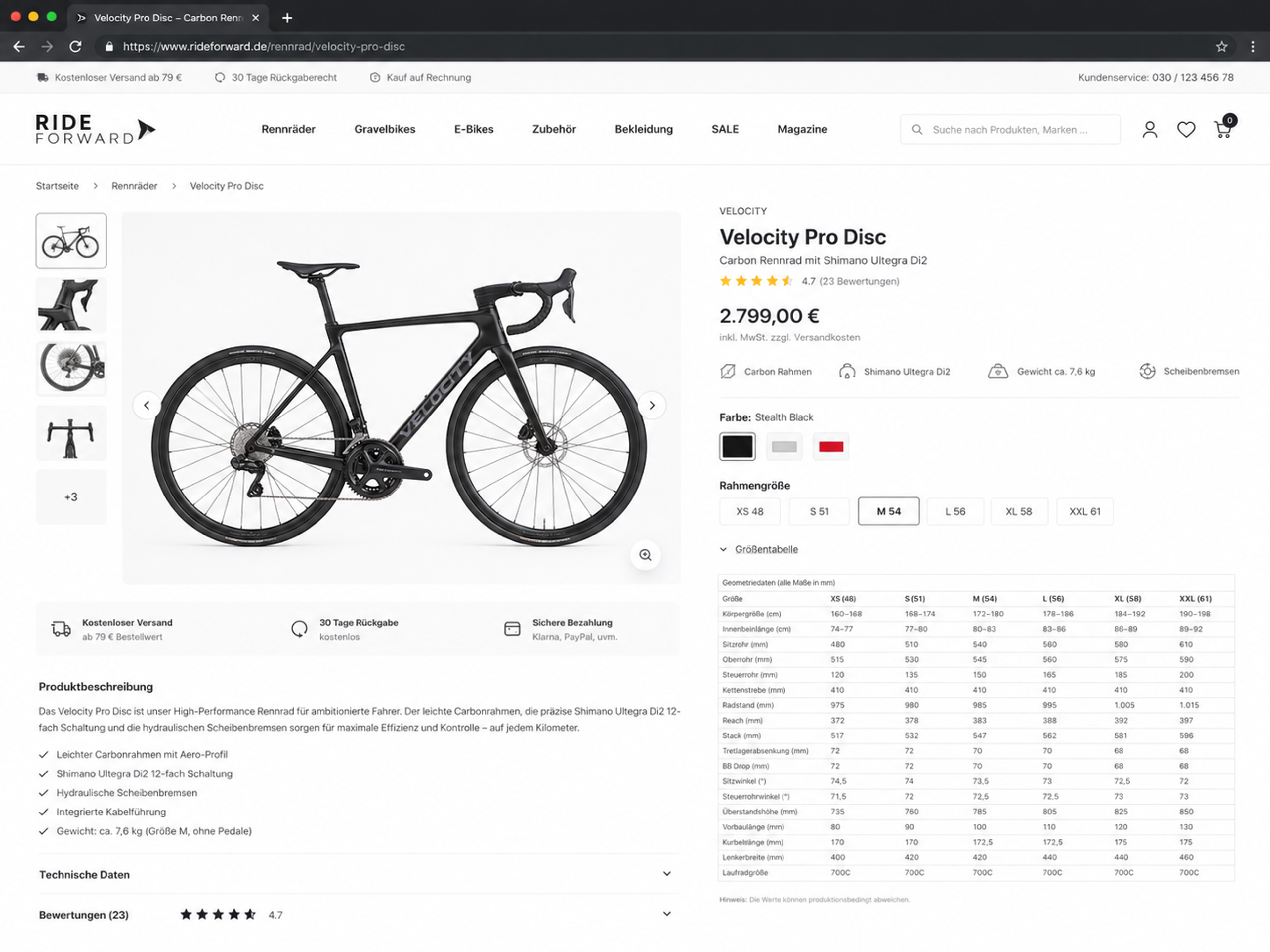 Größentabellen in vielen Online-Shops sind unübersichtlich, veraltet und benutzerunfreundlich