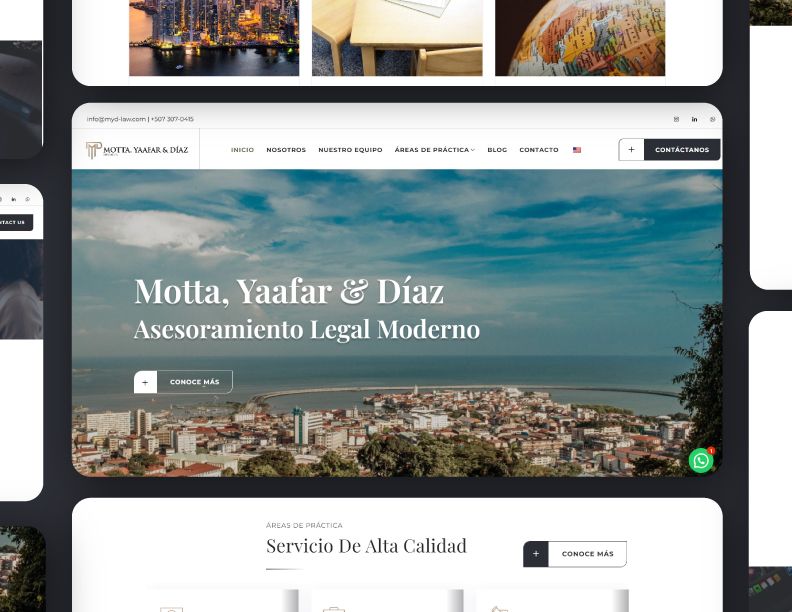 Motta, Yaafar & Díaz: una presencia digital moderna para una nueva generación legal 3
