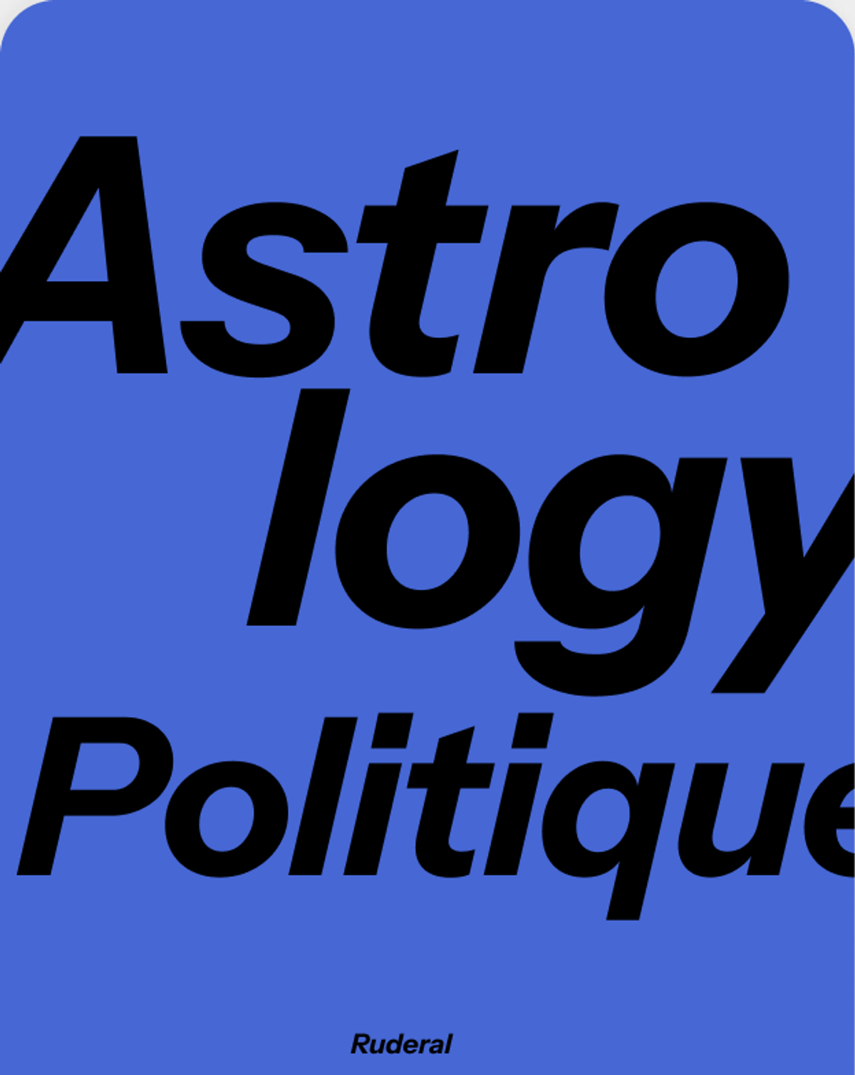 Astrology Politique poster