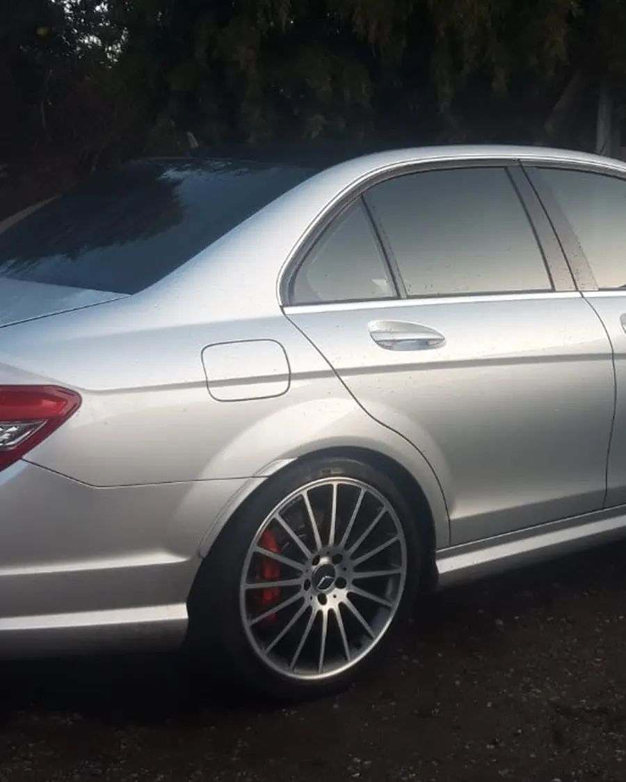 Mercedes C-Class, before: silver