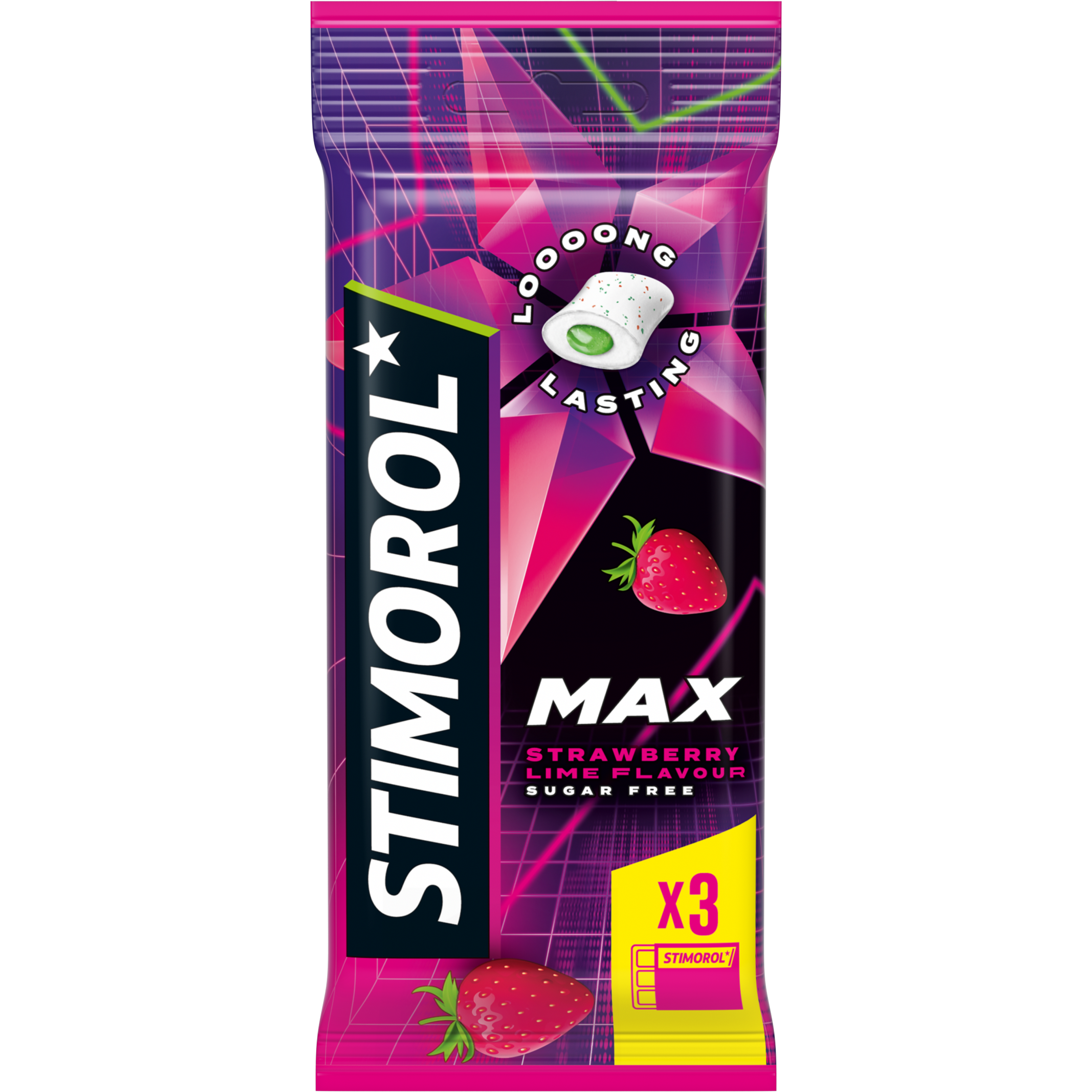 Stimorol Max Splash - Strawberry-Lime
