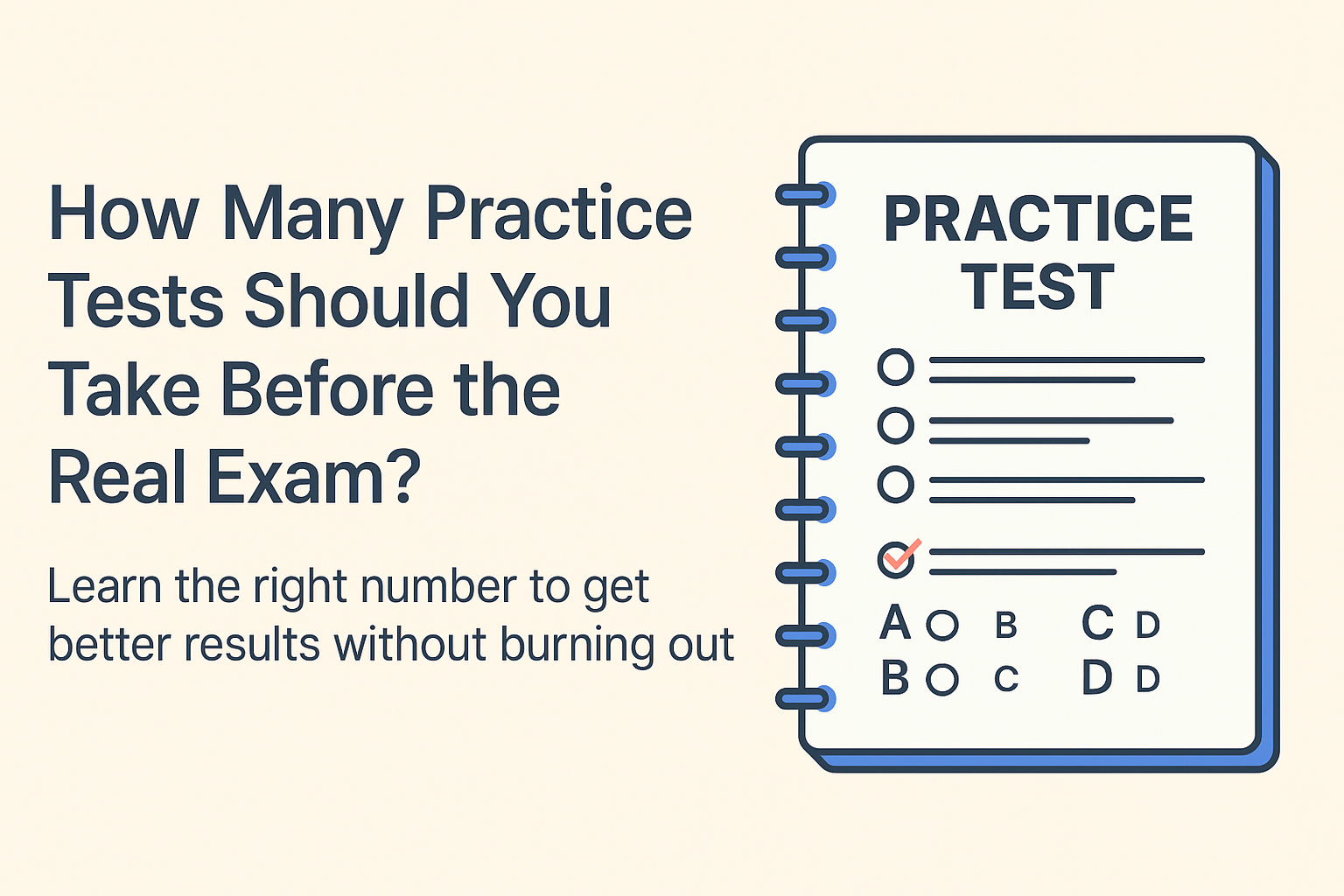 how many practice tests before real