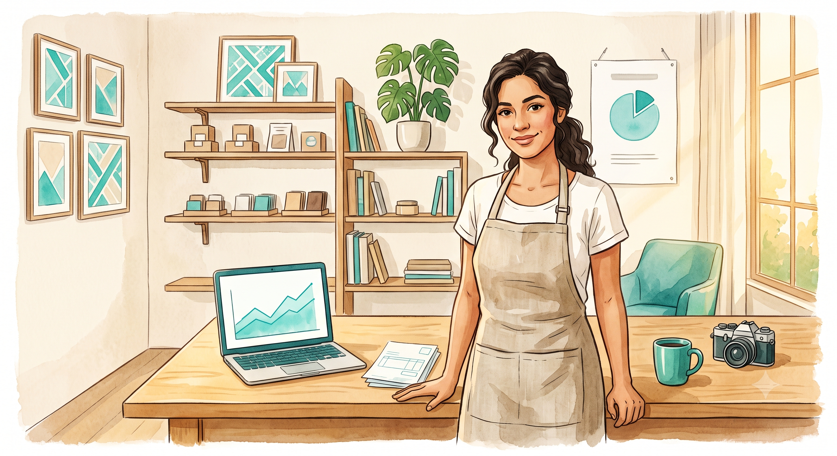 Freelancer trabajando en su escritorio - Guia RESICO 2026