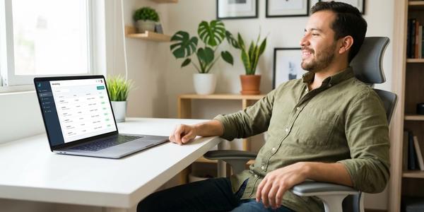 Pantalla de la app de Heru mostrando el proceso de facturación para freelancers en México