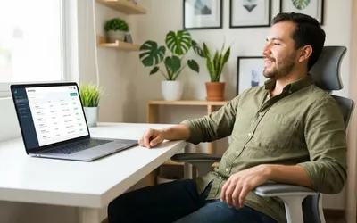 Pantalla de la app de Heru mostrando el proceso de facturación para freelancers en México