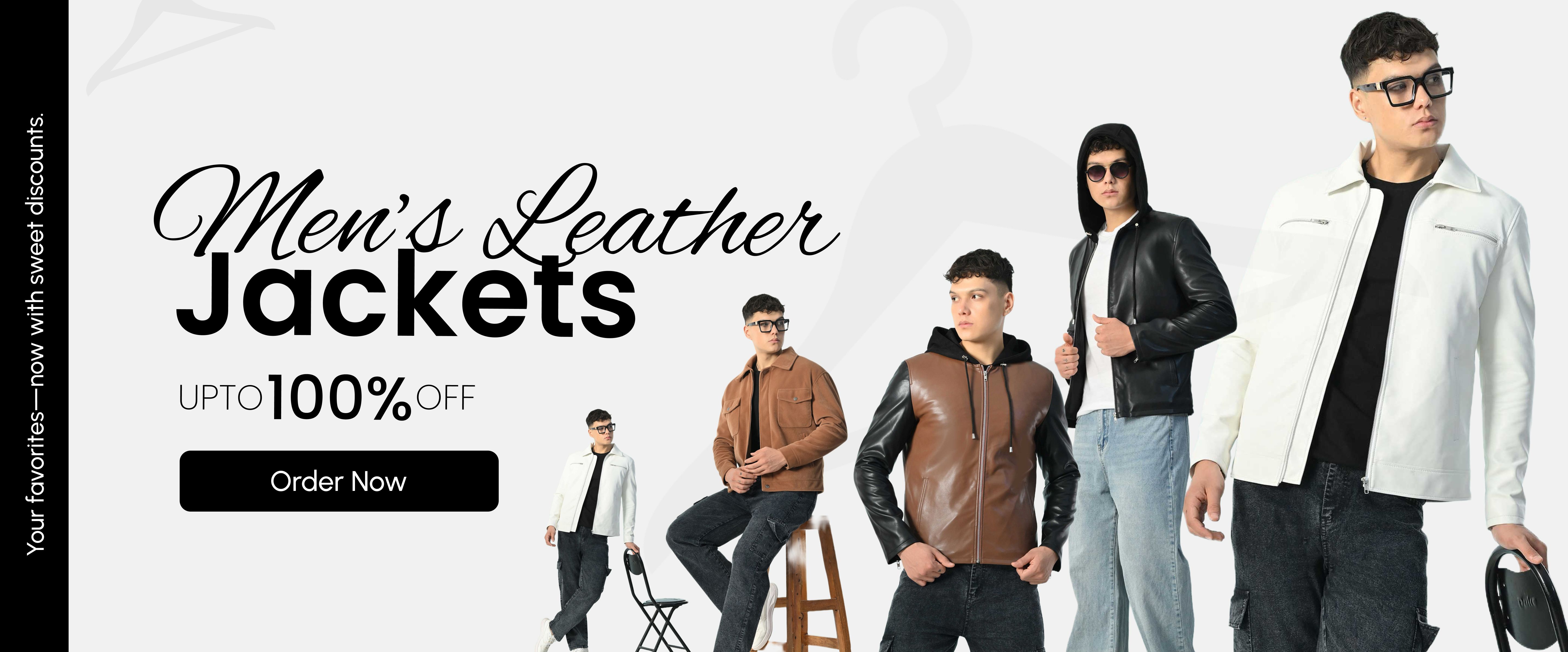 Men's leather jackets