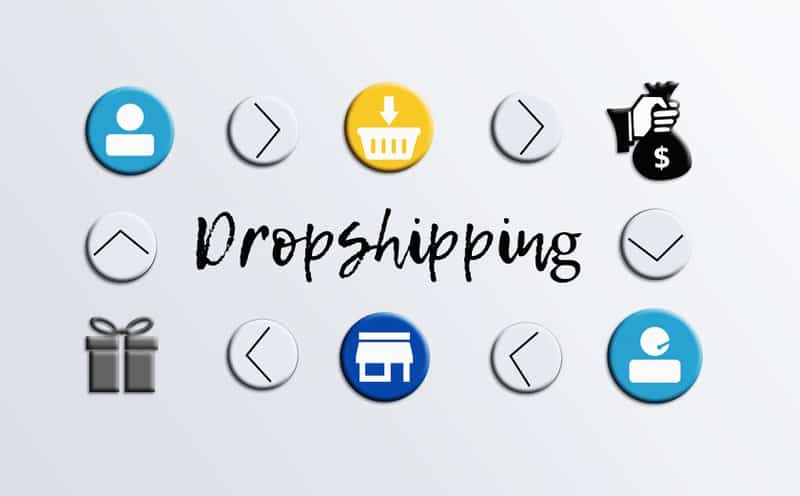 Dropshipping is a way for the items to be shipped without officially having the item.