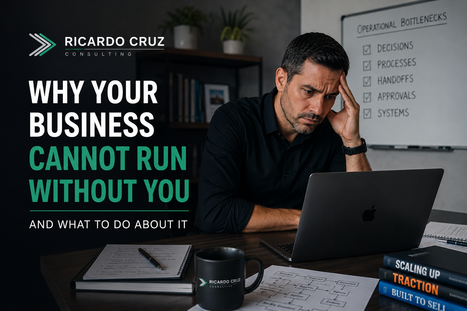 Why Your Business Cannot Run Without You — And What to Do About It — article cover image